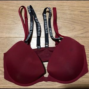 Victoria Secret Maroon Bra 32DD